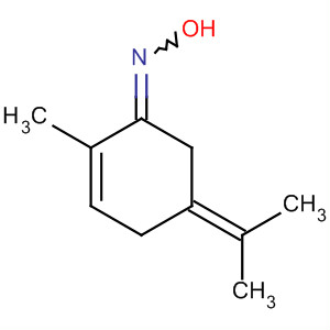 (9ci)-2-甲基-5-(1-甲基亚乙基)-2-环己烯-1-酮肟结构式_63843-07-2结构式