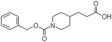 1-[(苯基甲氧基)羰基]-4-哌啶丙酸结构式_63845-33-0结构式