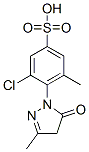 3-氯-5-甲基-4-(3-甲基-5-氧代-4H-吡唑-1-基)苯磺酸结构式_6387-17-3结构式