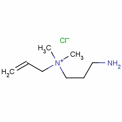 烯丙基(3-氨基丙基)二甲基氯化铵结构式_63870-26-8结构式