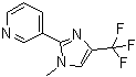 3-[1-Methyl-4-(trifluoromethyl)-1himidazol-pyridine Structure,63875-04-7Structure