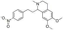 1-(4-硝基苯乙基)-6,7-二甲氧基-2-甲基-1,2,3,4-四氢异喹啉结构式_63937-57-5结构式