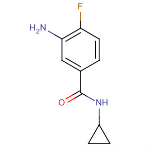 3-氨基-N-环丙基-4-氟苯甲酰胺结构式_639858-51-8结构式
