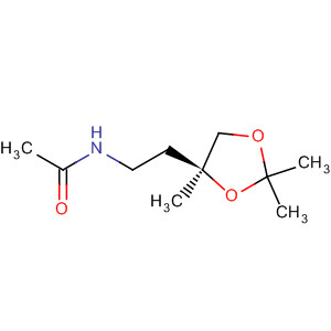 N-[2-[(s)-2,2,4-三甲基-1,3-二氧杂烷-4-基]乙基]乙酰胺结构式_64018-46-8结构式