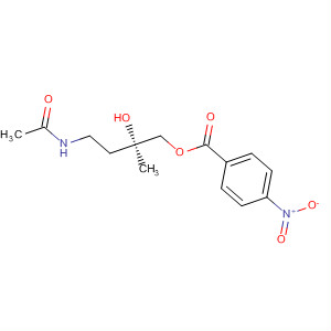 N-[(r)-3-羟基-3-甲基-4-[(4-硝基苯甲酰基)氧基]丁基]乙酰胺结构式_64018-50-4结构式