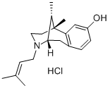 盐酸喷他佐辛结构式_64024-15-3结构式