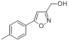 [5-(4-甲基苯基)异噁唑-3-基]甲醇结构式_640291-93-6结构式