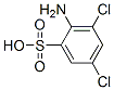 2-氨基-3,5-二氯苯磺酸结构式_6406-21-9结构式