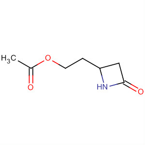 4-[2-(乙酰基氧基)乙基]-2-氮杂啶酮结构式_64066-60-0结构式