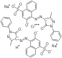 酸性酱红MB结构式_6408-29-3结构式
