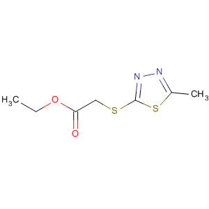 (5-Methyl-[1,3,4]thiadiazol-2-ylsul
fanyl)-acetic acid ethyl ester Structure,64145-09-1Structure