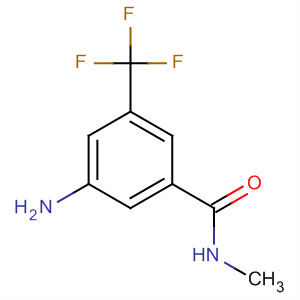 3-氨基-N-甲基-5-(三氟甲基)苯甲酰胺结构式_641570-98-1结构式