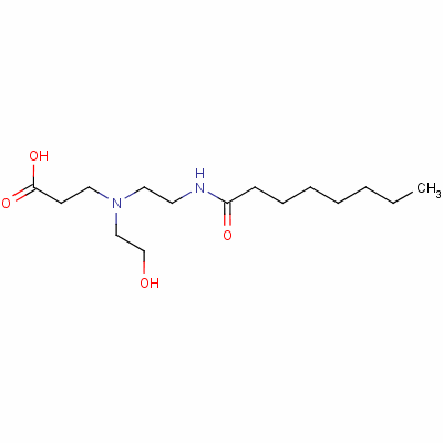 N-(2-hydroxyethyl)-n-[2-[(1-oxooctyl)amino]ethyl]-beta-alanine Structure,64265-45-8Structure