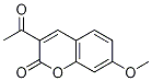 3-乙酰基-7-甲氧基香豆素结构式_64267-19-2结构式