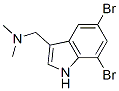 5,7-Dibromo-n,n-dimethyl-1h-indole-3-methanamine Structure,64299-04-3Structure