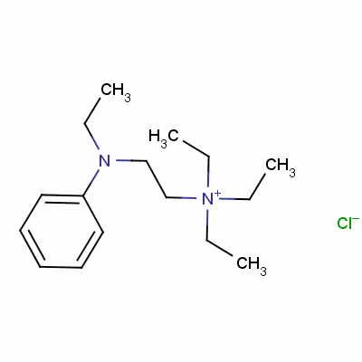 Triethyl [2-(ethylphenylamino)ethyl ]ammonium chloride Structure,64346-68-5Structure