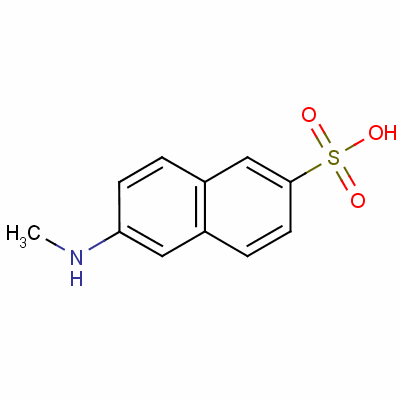 6-(Methylamino)naphthalene-2-sulphonic acid Structure,64375-16-2Structure