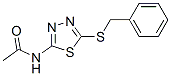 2-乙酰氨基-5-苯甲硫基-1,3,4-噻二唑结构式_64387-67-3结构式