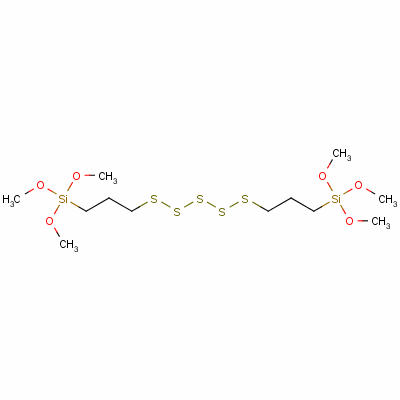 3,3,15,15-Tetramethoxy-2,16-dioxa-7,8,9,10,11-pentathia-3,15-disilaheptadecane Structure,64435-09-2Structure