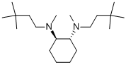 (1R,2R)-N,N’-二甲基-N,N’-双(3,3-二甲丁基)环己烷-1,2-二胺结构式_644958-86-1结构式