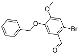 2-溴-4-甲氧基-5-苄氧基苯甲醛结构式_6451-86-1结构式