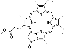 焦脱镁叶绿酸α甲酯结构式_6453-67-4结构式