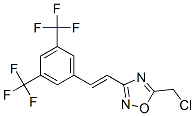 5-(Chloromethyl)-3-[3,5-di(trifluoromethyl)styryl]-1,2,4-oxadiazole Structure,646989-58-4Structure
