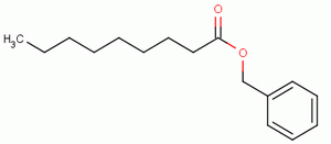 Nonanoic acid, phenylmethyl ester Structure,6471-66-5Structure