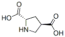 L-反式-吡咯烷-2,4-二羧酸结构式_64769-66-0结构式