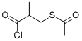 3-乙酰基硫-2-甲基丙酰氯结构式_64805-64-7结构式