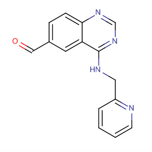 4-(吡啶-2-甲基氨基)喹唑啉-6-甲醛结构式_648449-13-2结构式