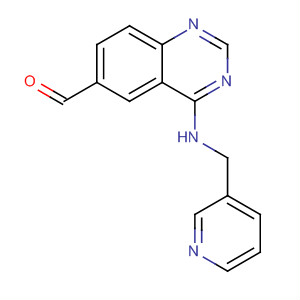 4-(吡啶-3-甲基氨基)喹唑啉-6-甲醛结构式_648449-14-3结构式