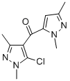 (5-Chloro-1,3-dimethyl-1h-pyrazol-4-yl)(1,3-dimethyl-1h-pyrazol-5-yl)methanone Structure,648859-52-3Structure