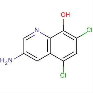 3-氨基-5,7-二氯-8-羟基喹啉结构式_648896-75-7结构式