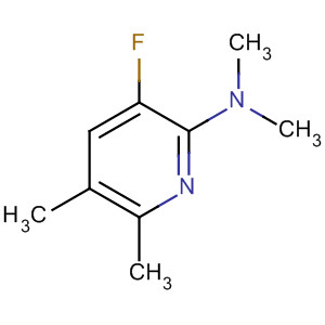 (9ci)-3-氟-n,n,5,6-四甲基-2-吡啶胺结构式_648924-39-4结构式