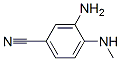 3-氨基-4-(甲基氨基)苯甲腈结构式_64910-46-9结构式