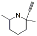(7ci,8ci)-2-乙炔-1,2,6-三甲基哌啶结构式_6496-67-9结构式