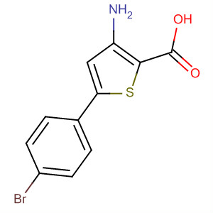 3-氨基-5-(4-溴苯基)噻吩-2-羧酸结构式_649757-51-7结构式