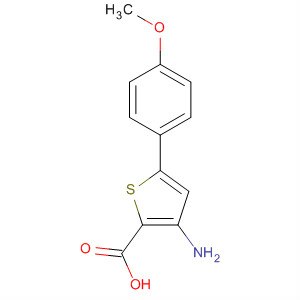 3-氨基-5-(4-甲氧基苯基)噻吩-2-羧酸结构式_649757-53-9结构式