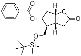 (-)-3-Oxo-6-β-t.-butyldimethylsilyloxymethyl-7-α-benzoyloxy-2-oxabicyclo[3.3. Structure,64982-34-9Structure