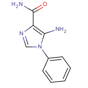 5-氨基-1-苯基-1H-咪唑-4-羧酰胺结构式_64995-55-7结构式