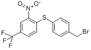 1-(((4-Bromomethyl)phenyl)thio)-2-nitro-(trifluoromethyl)benzene Structure,650615-78-4Structure