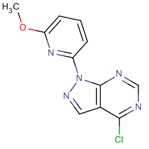 4-氯-1-(6-甲氧基-2-吡啶)-1H-吡唑并[3,4-d]嘧啶结构式_650637-96-0结构式
