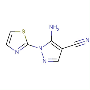 5-氨基-1-(2-噻唑)-1H-吡唑-4-甲腈结构式_650638-01-0结构式