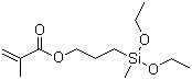 甲基丙烯酰氧基丙基甲基二乙氧基硅烷结构式_65100-04-1结构式
