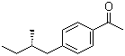 (S)-1-[4-(2-Methylbutyl)phenyl]ethanone Structure,65134-00-1Structure