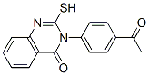 3-(4-乙酰苯基)-2-疏基-3h-喹唑啉-4-酮结构式_65141-63-1结构式
