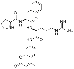 苯并氨酸-7-胺基-4-甲基香豆素结构式_65147-21-9结构式