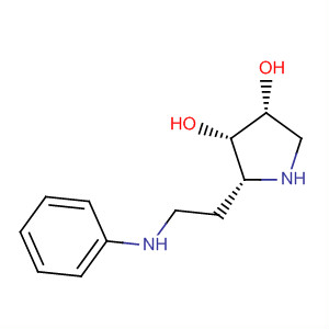 3,4-Pyrrolidinediol,2-[2-(phenylamino)ethyl]-,(2r,3s,4r)-(9ci) Structure,653571-00-7Structure