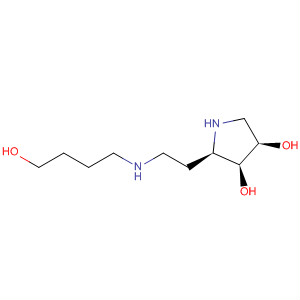 3,4-Pyrrolidinediol, 2-[2-[(4-hydroxybutyl)amino]ethyl]-, (2r,3s,4r)-(9ci) Structure,653571-03-0Structure